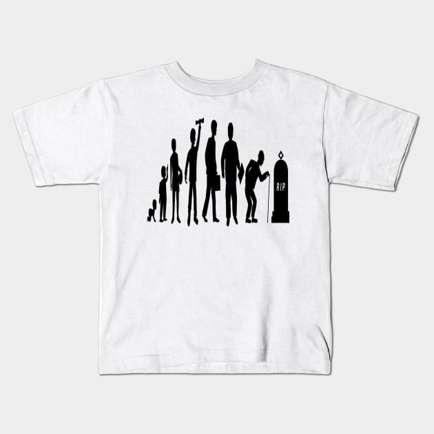 human life Kids T-Shirt by Stefan s